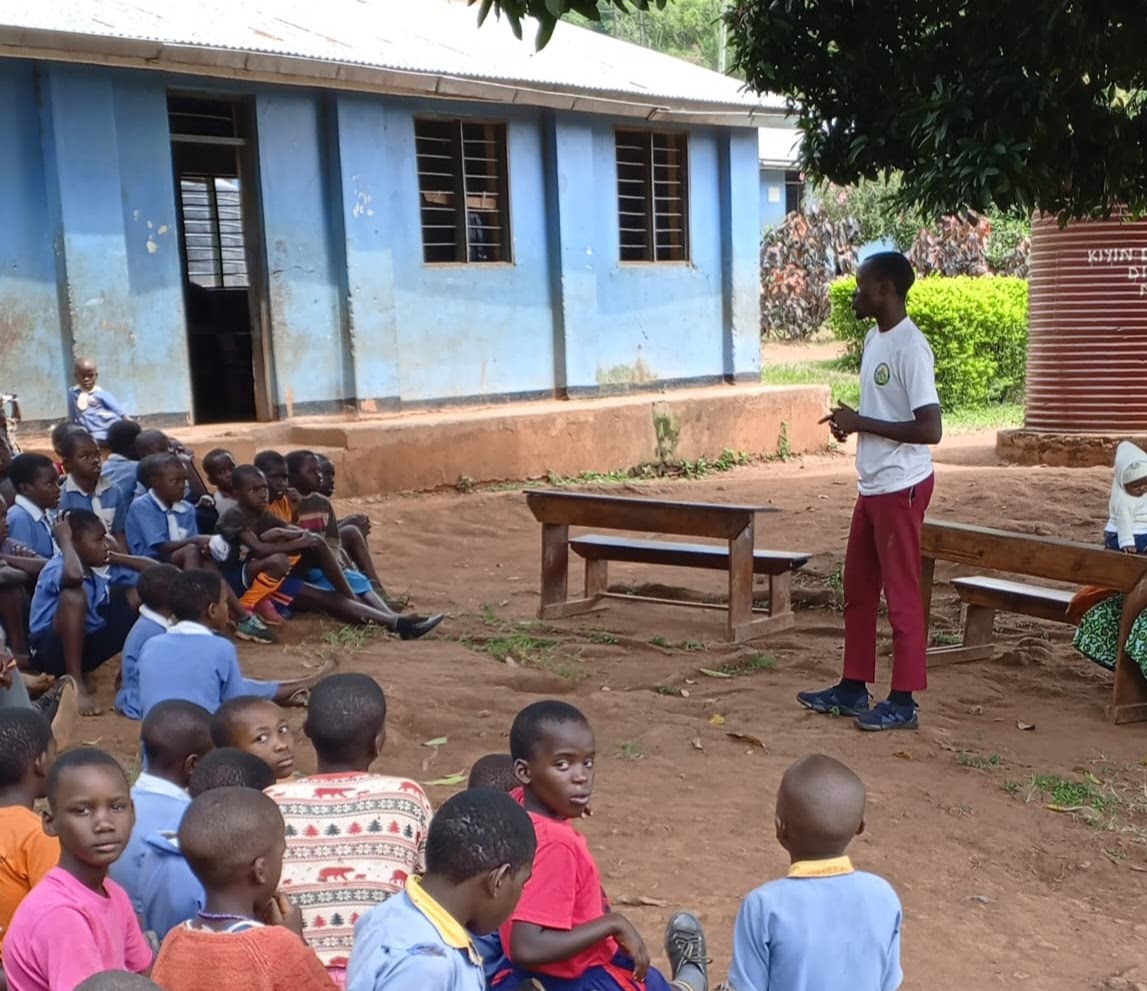 Climate education lesson with young learners